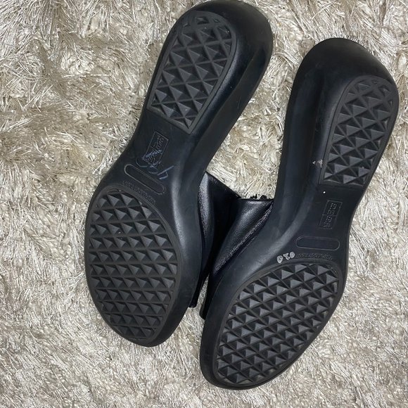 Y2K chunky black slip on sandals - Picture 3 of 5